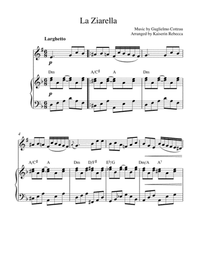 La Ziarella (arr. Kaiserin Rebecca)