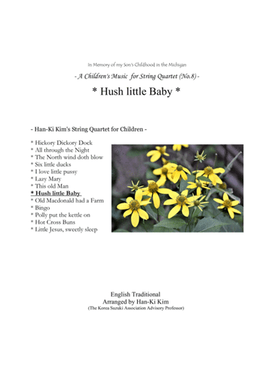 Hush little Baby (For String Quartet) (arr. Han-Ki Kim)