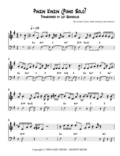 Pinzin Kinzin (arr. Lef Germenlis)