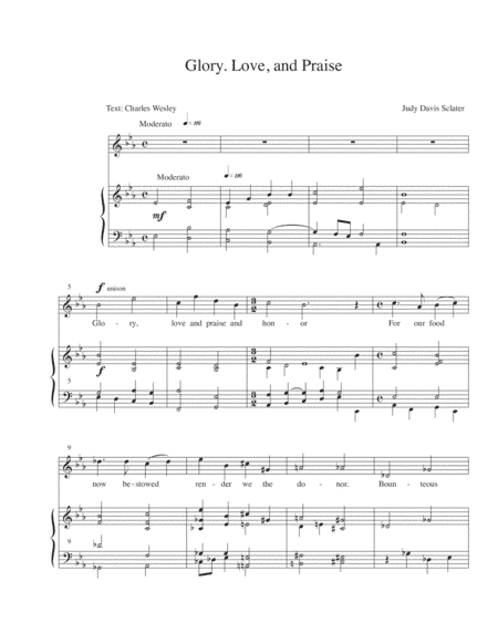 Glory, Love, and Praise