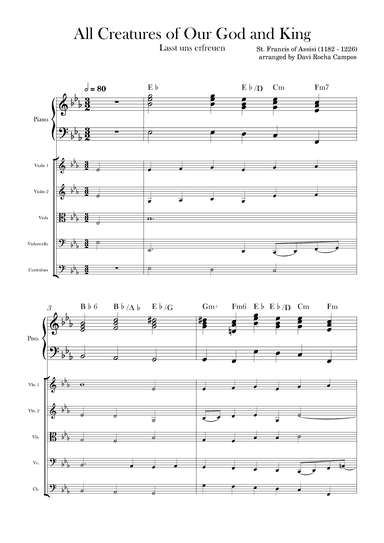 All Creatures of Our God and King (arr. Davi Rocha Campos)
