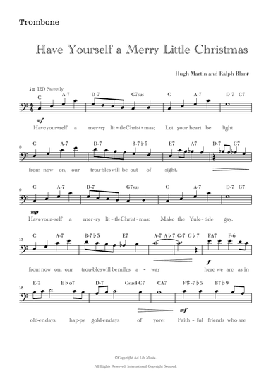Have Yourself A Merry Little Christmas (arr. Music Ad Lib)