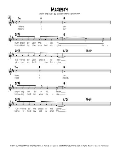 Majesty (here I Am) (arr. Brian Kim)