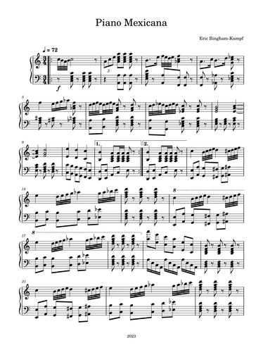 Piano Mexicana