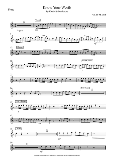 Know Your Worth (arr. Matt Luff)
