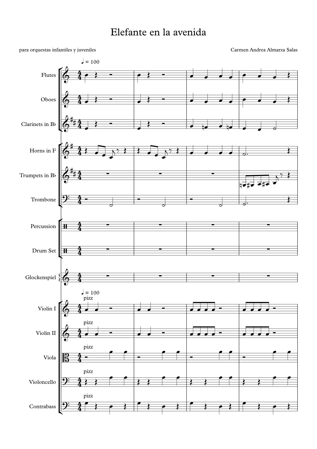 Elefante en la avenida