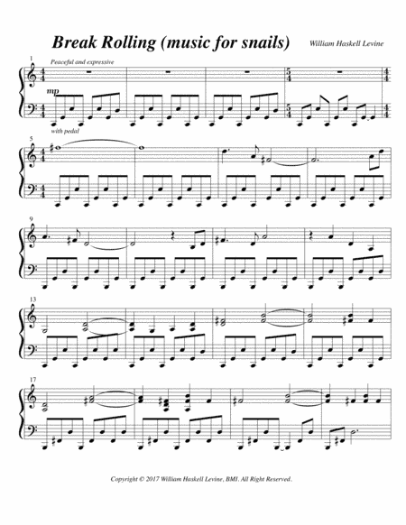 Break Rolling --NEW AGE PIANO MUSIC