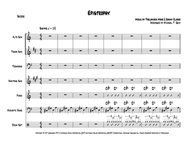 Epistrophy (arr. Michael T. Geib)