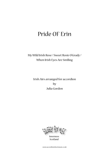 Pride Of Erin (My Wild Irish Rose / Sweet Rosie O'Grady / When Irish Eyes Are Smiling) (arr. Julia Gordon)