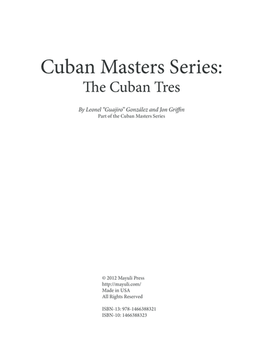 Cuban Masters Series - The Cuban Tres