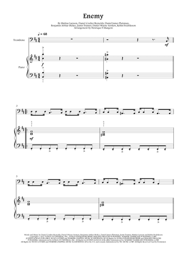 Enemy (arr. Henrique F Mangoni)