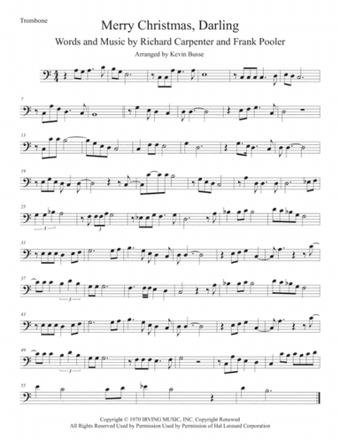Merry Christmas, Darling (arr. Kevin Busse)