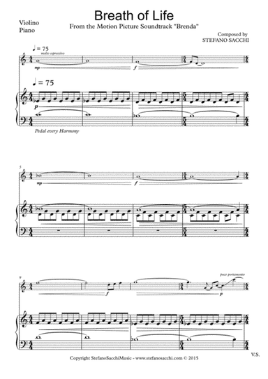 Breath of Life - Violin and Piano