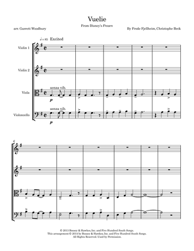 Vuelie (arr. Garrett Woodbury)