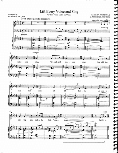 Lift Every Voice and Sing (arr. Brandon Haynes)