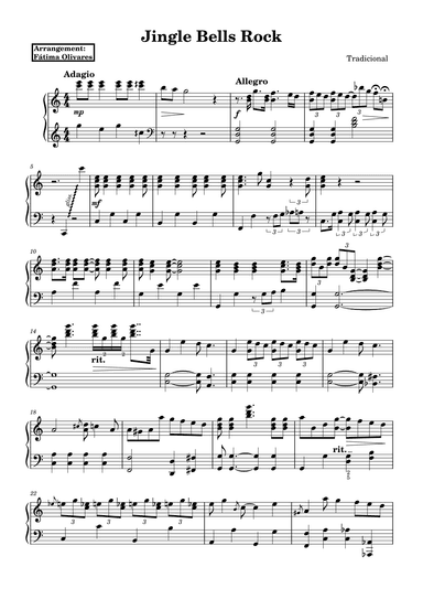 Jingle Bells (arr. Fátima Olivares)