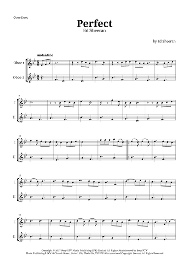 Perfect (arr. Langanho)