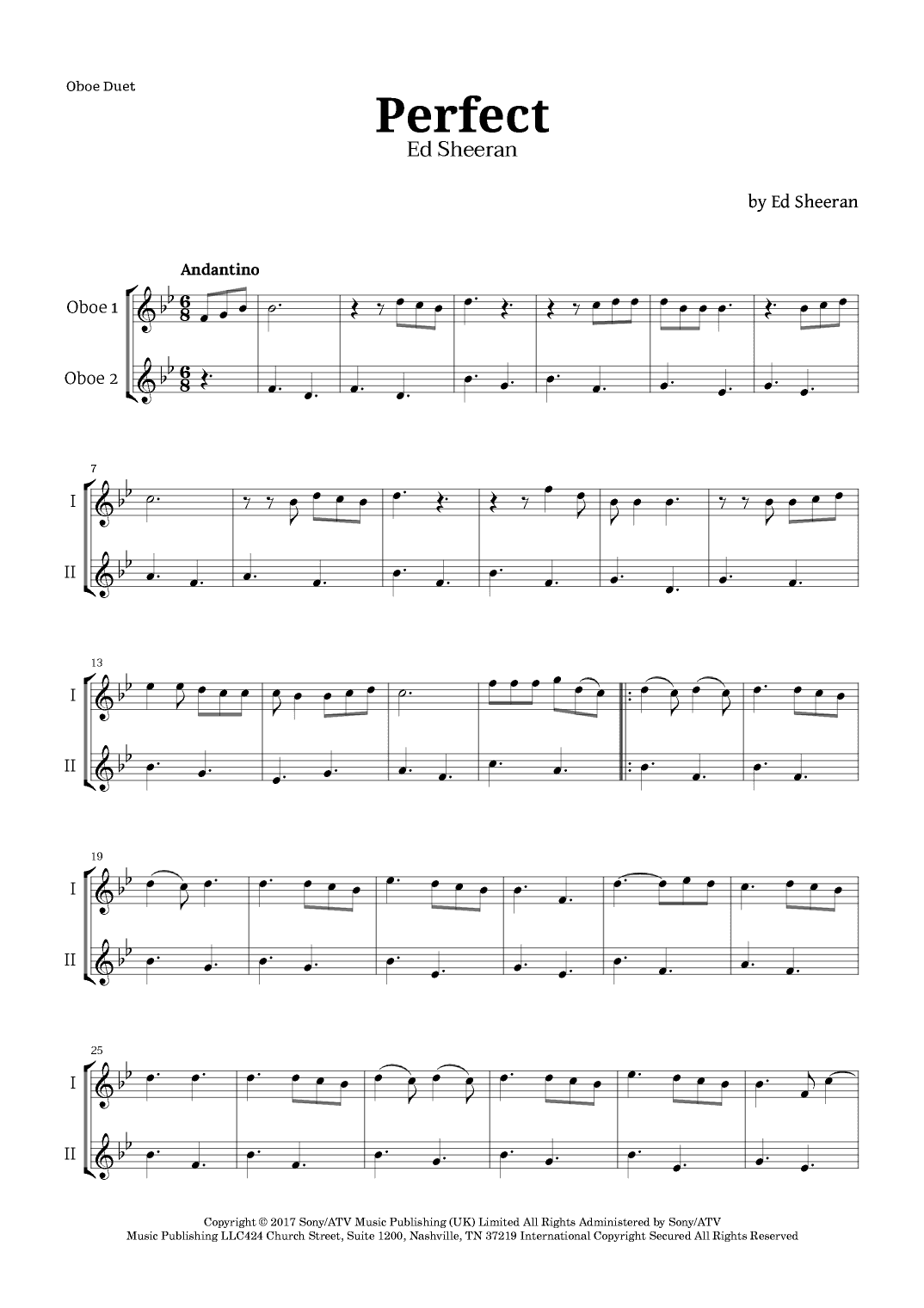 Perfect (arr. Langanho)