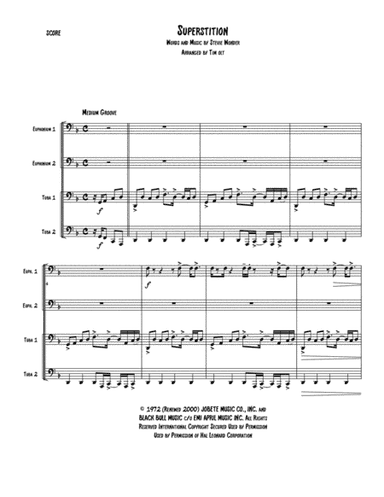 Superstition (arr. Tim Olt)
