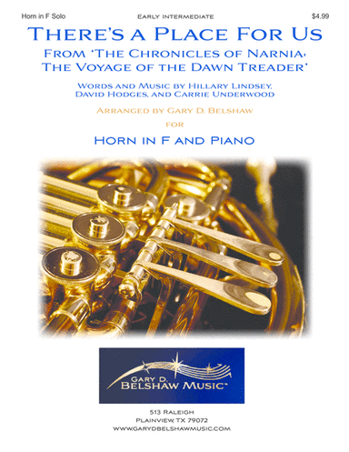There's A Place For Us (arr. Gary D. Belshaw (ASCAP))