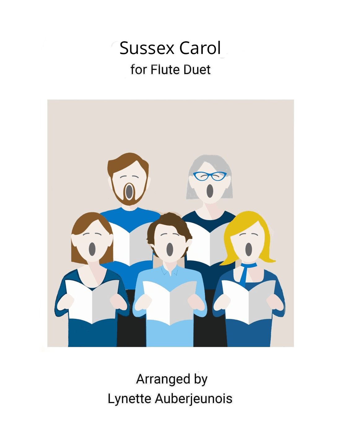 Sussex Carol - Flute Duet (arr. Lynette Auberjeunois)