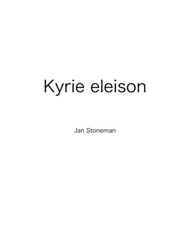 Kyrie (Lord Jesus)