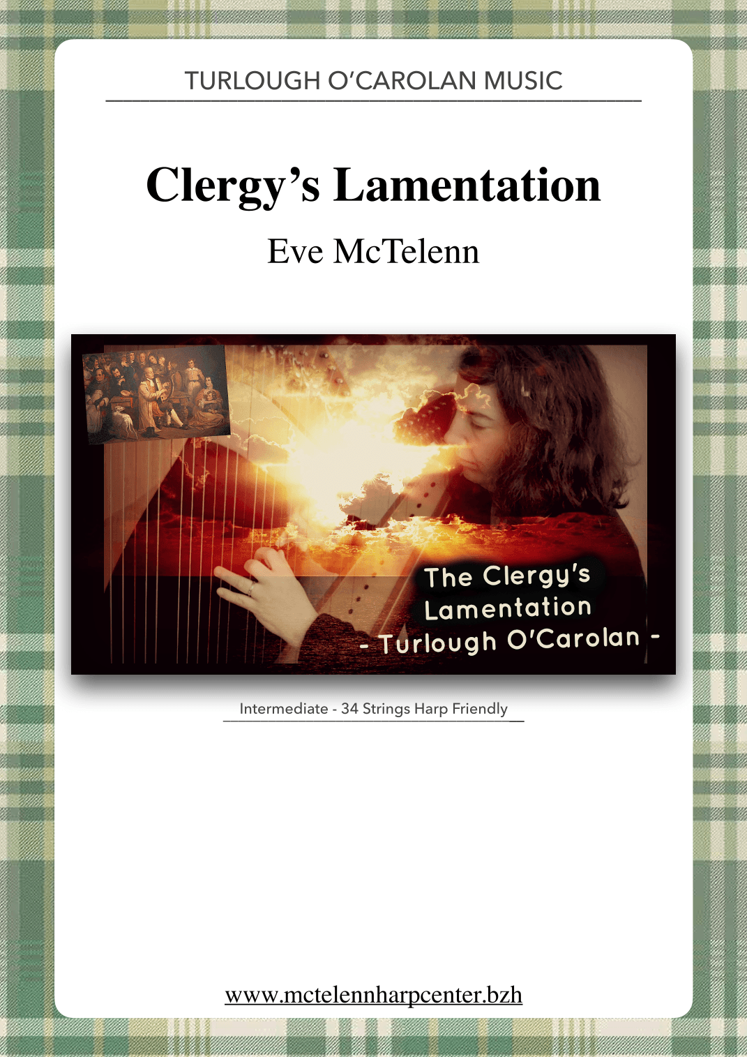 The Clergy's Lamentation / O'Carolan - intermediate & 34 String Harp | McTelenn Harp Center (arr. Trad)