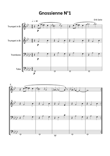 Gnossienne N°1 (arr. Jackson Spindler)