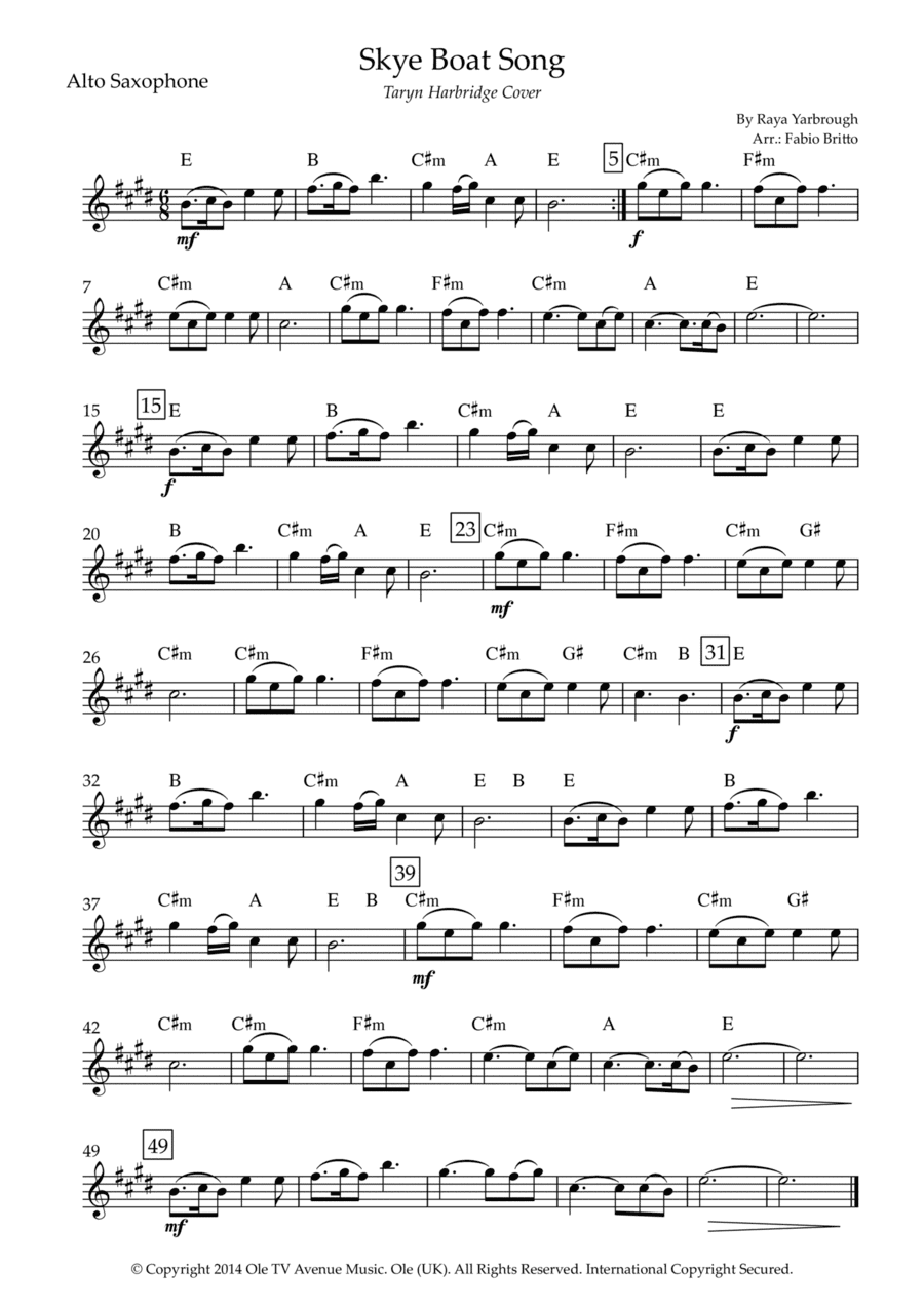 Skye Boat Song (arr. Fabio Britto)