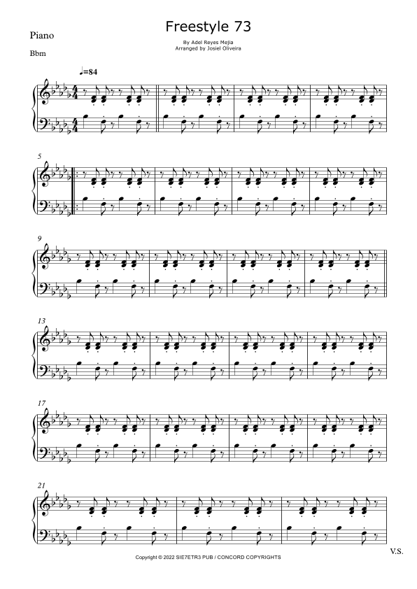 Freestyle 73 (arr. Josiel Oliveira)
