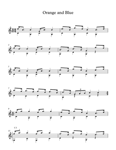 Orange and Blue - Traditional Scottish Song (arr. Milan Mitic)