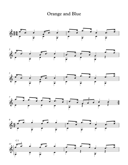 Orange and Blue - Traditional Scottish Song (arr. Milan Mitic)