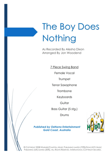 The Boy Does Nothing (arr. Jon Woodend)