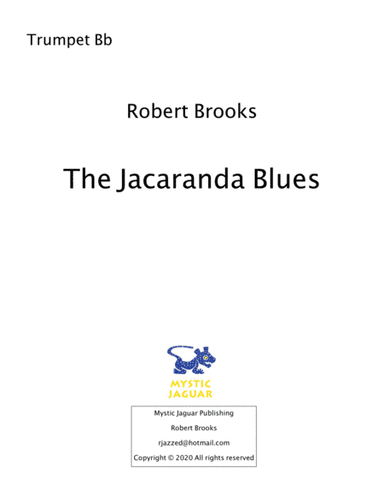 The Jacaranda Blues for Trumpet Bb