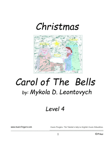 Carol of the Bells.Level 4. (arr. Music Fingers)