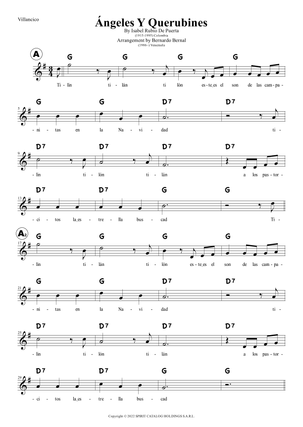 Angeles Y Querubines (arr. Bernardo Bernal Hidalgo)