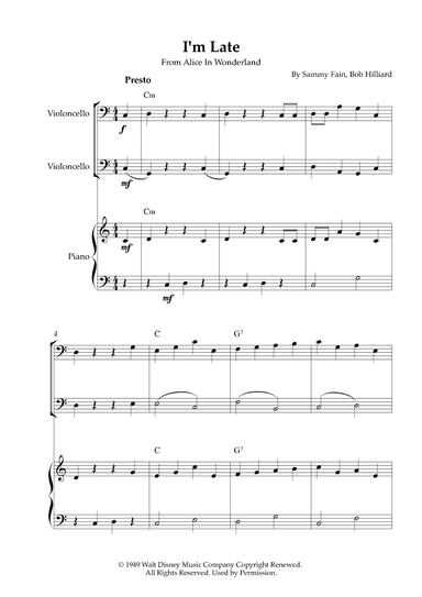 I'm Late (arr. Karen Gueiros)