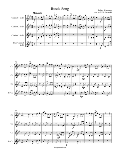 Rustic Song (arr. Nick Lacanski)