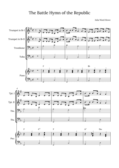 The Battle Hymn of the Republic (arr. Alex Nunes Rodrigues)