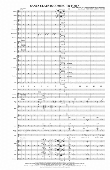 Santa Claus Is Comin' To Town (arr. Tony DeSare)