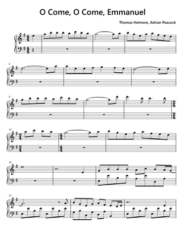 O Come, O Come Emmanuel (arr. Funtom)
