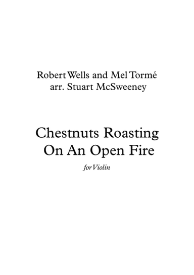 The Christmas Song (Chestnuts Roasting On An Open Fire) (arr. Stuart McSweeney)