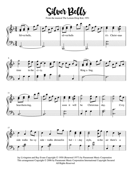 Silver Bells (arr. Kimberly Steele)