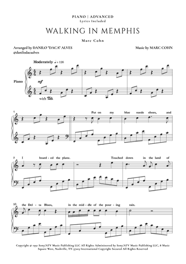 Walking In Memphis (arr. Danilo "Daca" Alves)