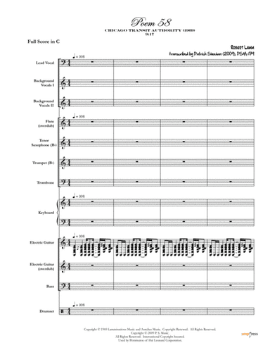 Poem 58 (arr. Patrick Sheehan)