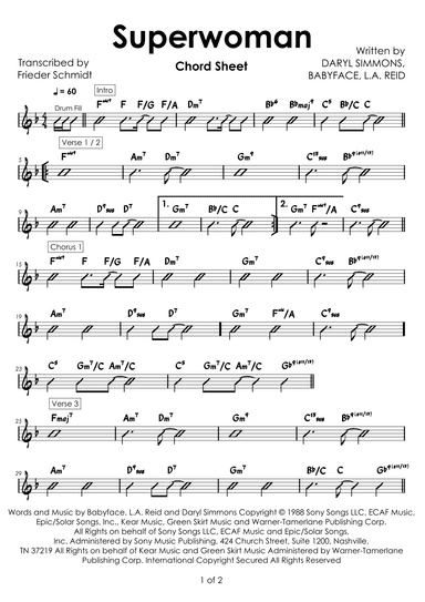 Superwoman (arr. Frieder Schmidt)