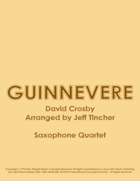 Guinnevere (arr. Jeff Tincher)