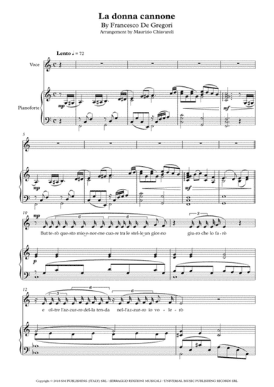 La Donna Cannone (arr. Maurizio Chiavaroli)