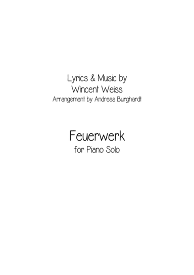 Feuerwerk (arr. Andreas Burghardt)