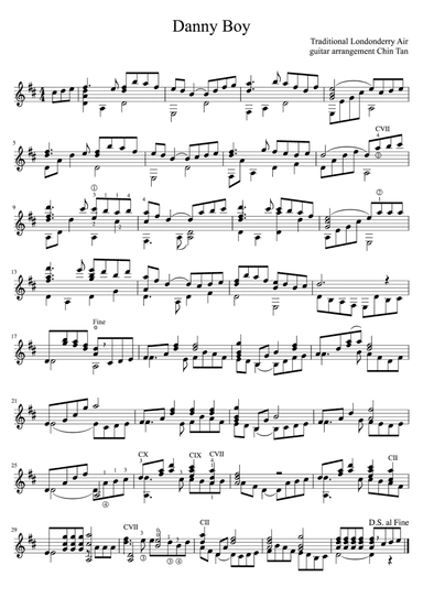 Danny Boy (Londonderry Air) (arr. Chin Tan)